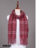 Houndstooth Print Blanket Scarf W/ Fringes